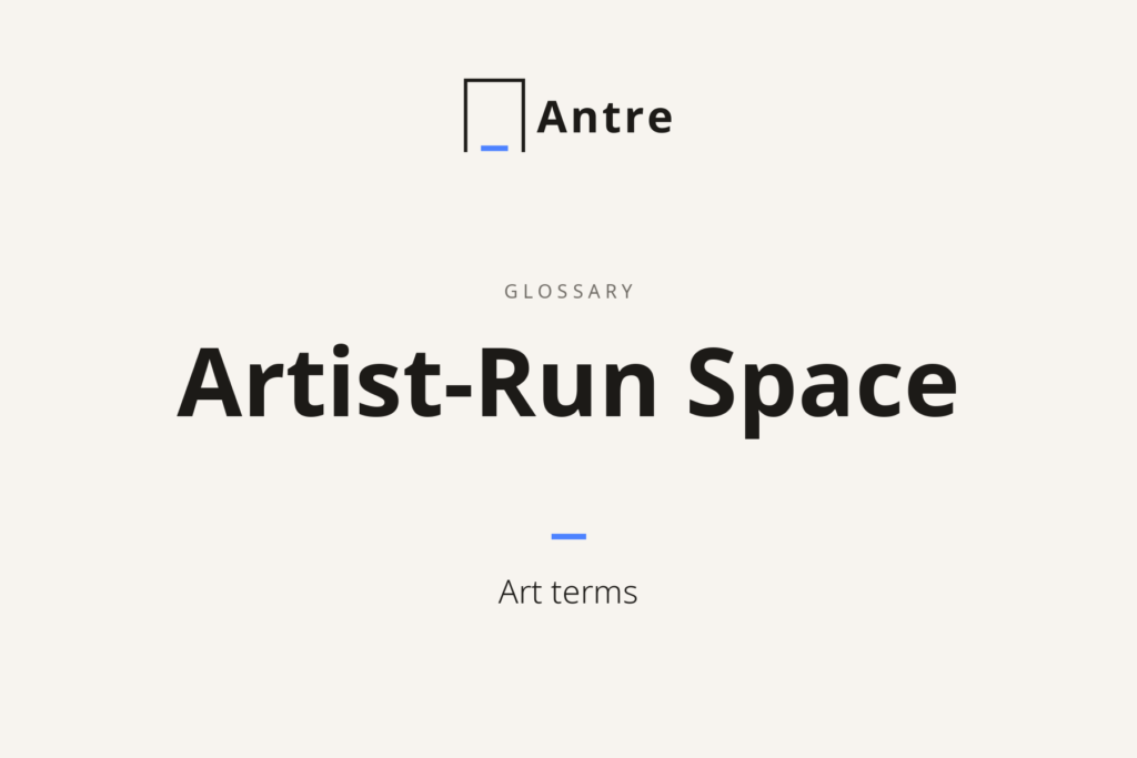 Antre card: Artist-Run Space